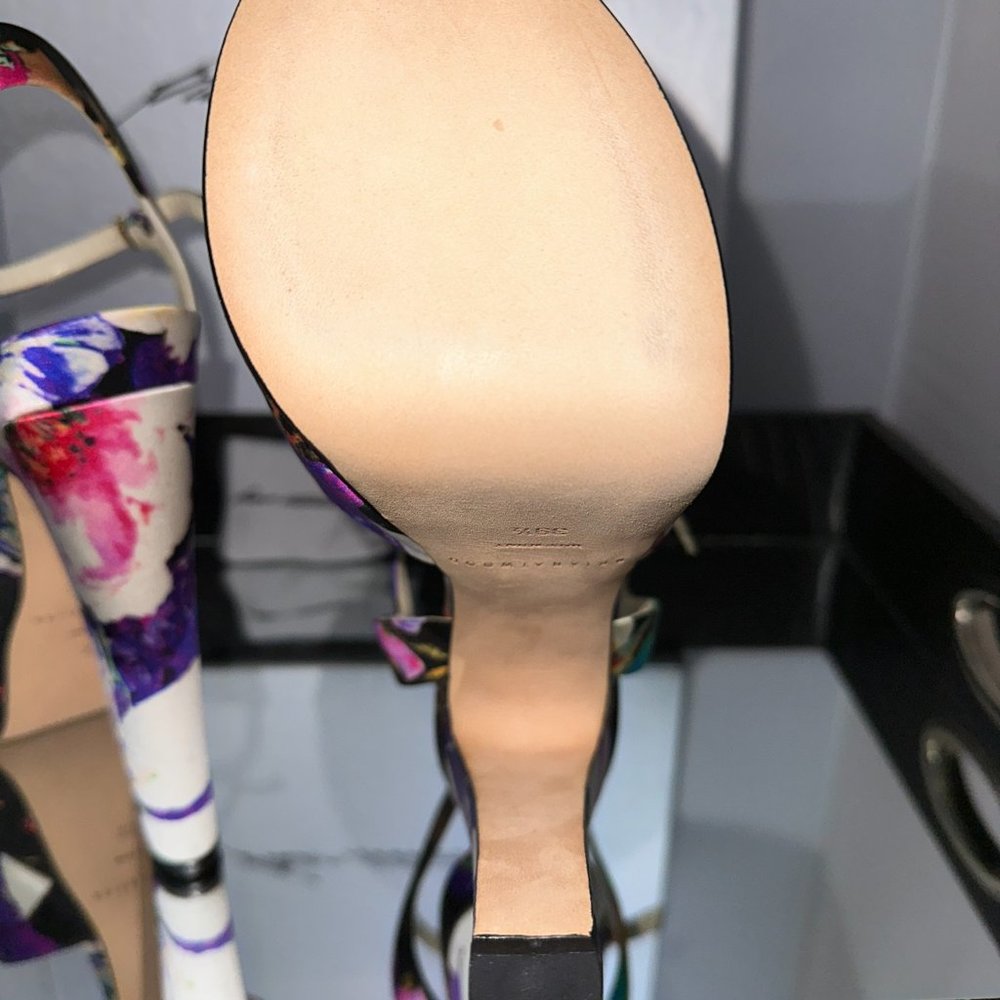 BRIAN ATWOOD MADISON FLOWER PRINT SANDALS - Picture 10 of 13